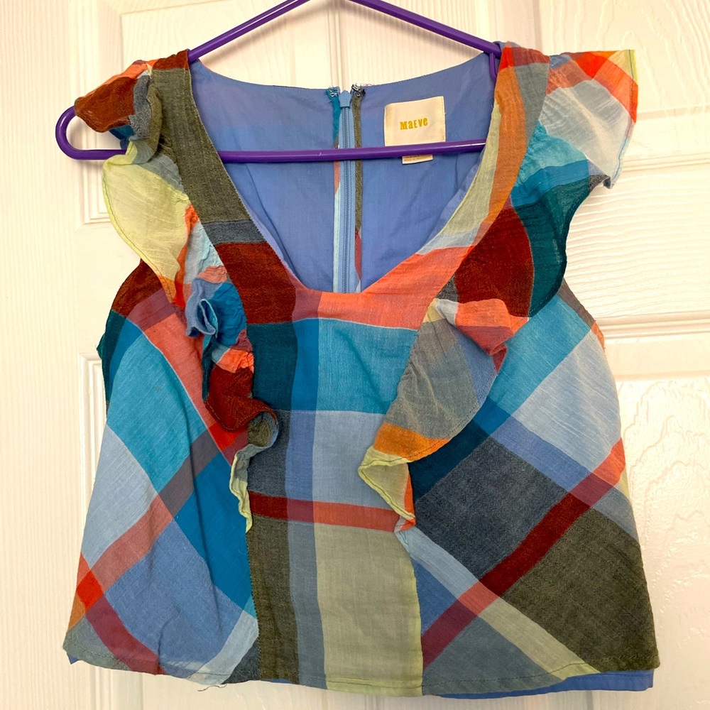 Maeve Anthropologie Cropped Tank 2